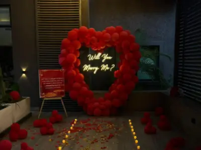 Proposal & Surprise Setups by Hayat Balloon Decoration in Kolkata