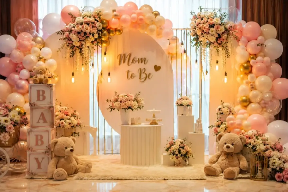 Sadh: The Bengali Baby Shower | Hayat Balloon Decoration Kolkata